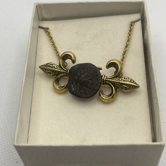 Ancient Roman Authentic Antique Coin 1700 Years Old - Pendant & Chain COA - Picture 1 of 6